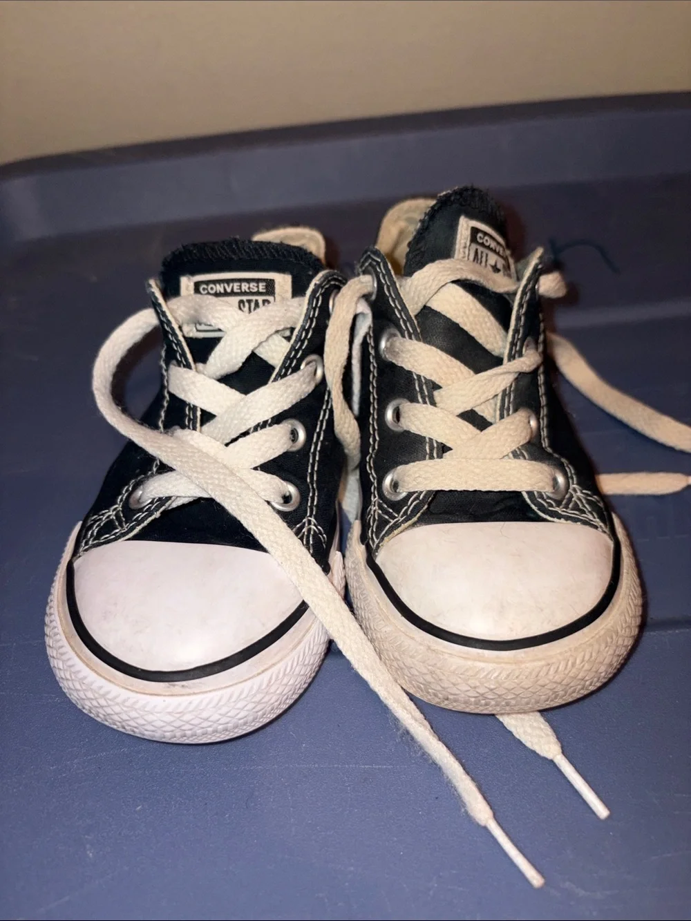 Converse Kids Black & White Low Top Chuck Taylor Sneakers